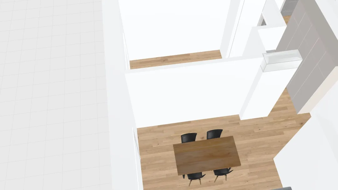 kuchnia ze ścianką 3d design renderings