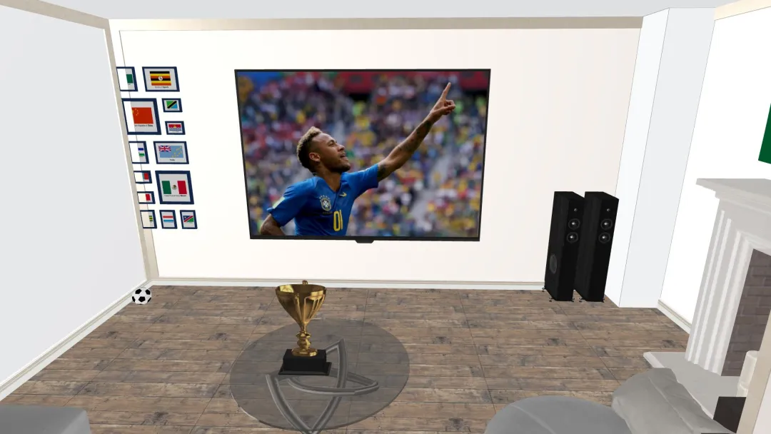 Copy of world cup room_copy 3d design renderings