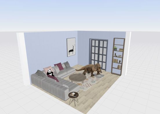 Living Room_copy Design Rendering