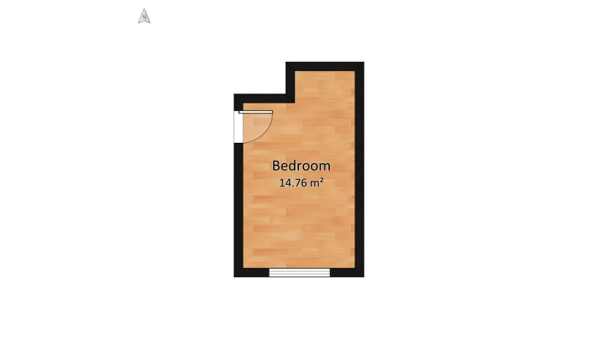Bedroom floor plan 23.4