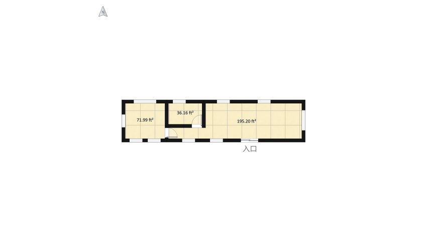 Modern Tiny House floor plan 33.3