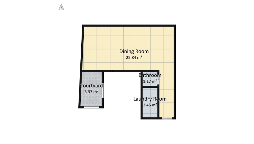 Grill and Laundry floor plan 36.75