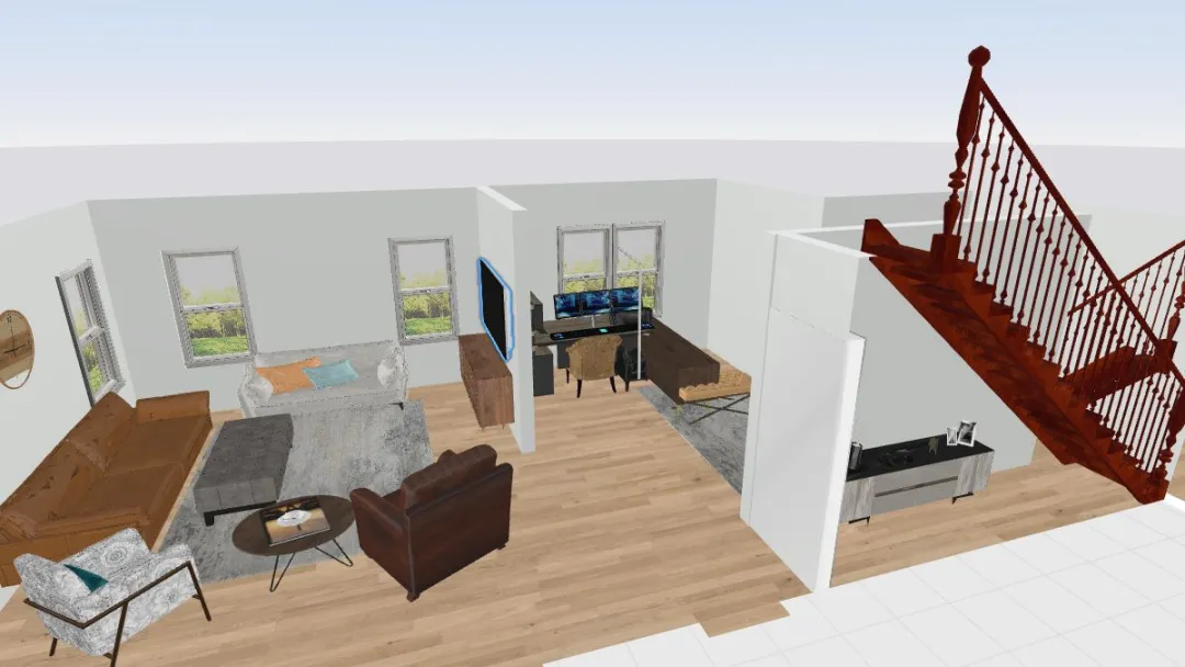 Copy of livingroom 22 move tv 3d design renderings