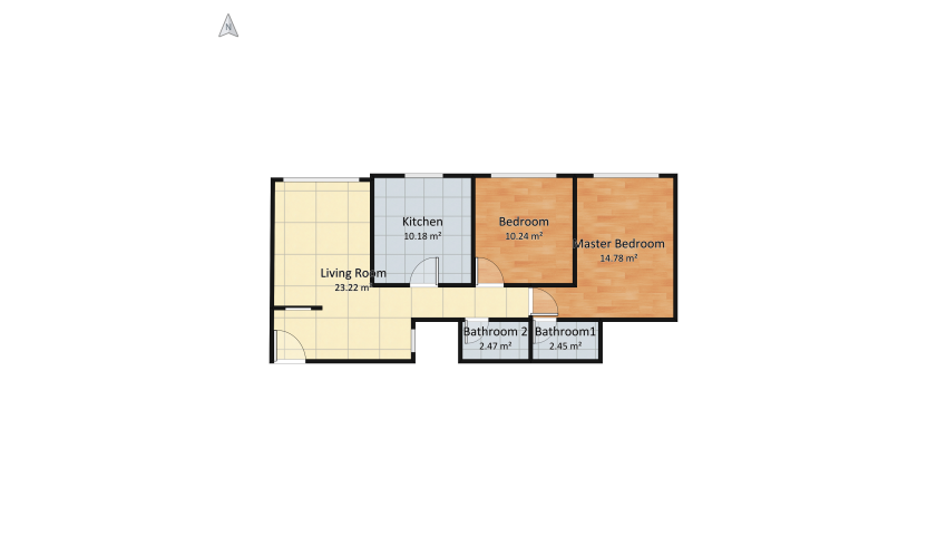 Copy of Dhagli Flat Extra floor plan 63.34