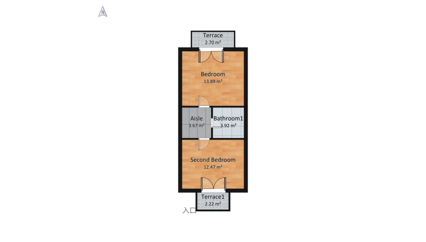 VERA (DUPEX) floor plan 82.01
