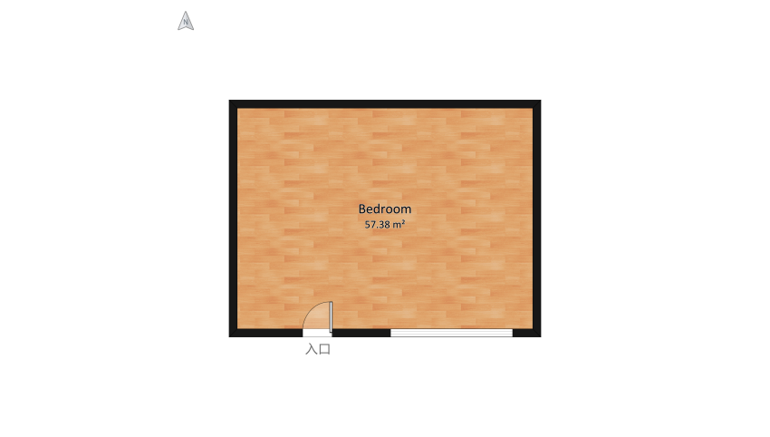 #StPatrickContest - Bedroom- floor plan 61.11