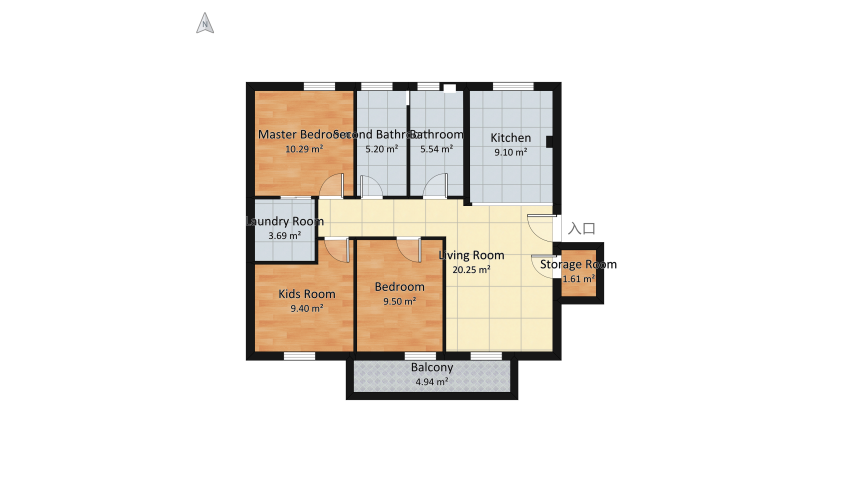 home floor plan 83.98