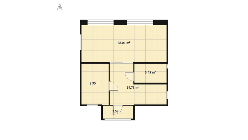 My house floor plan 123.84