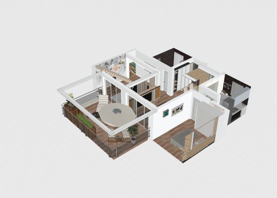 Nature Inspired Condo Design Rendering