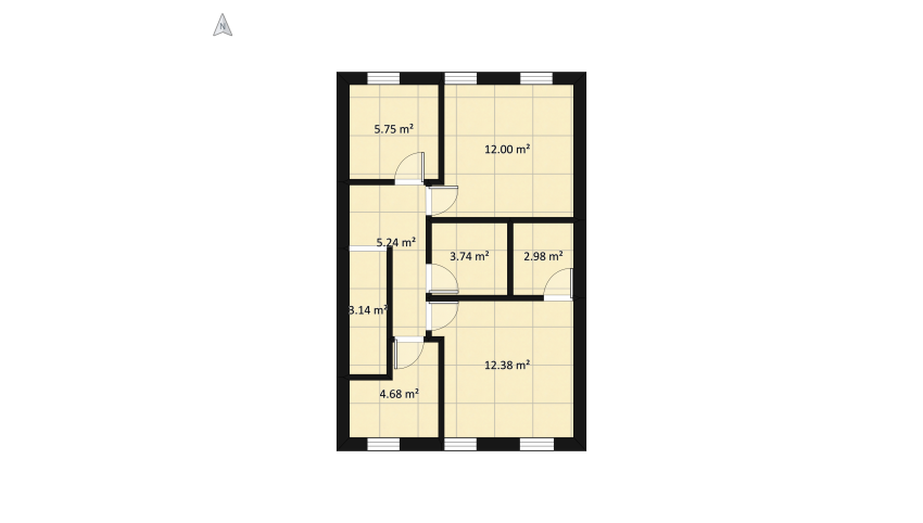Town House Design floor plan 118.84