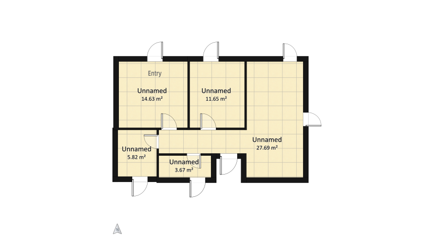 дом Энгельс floor plan 63.46