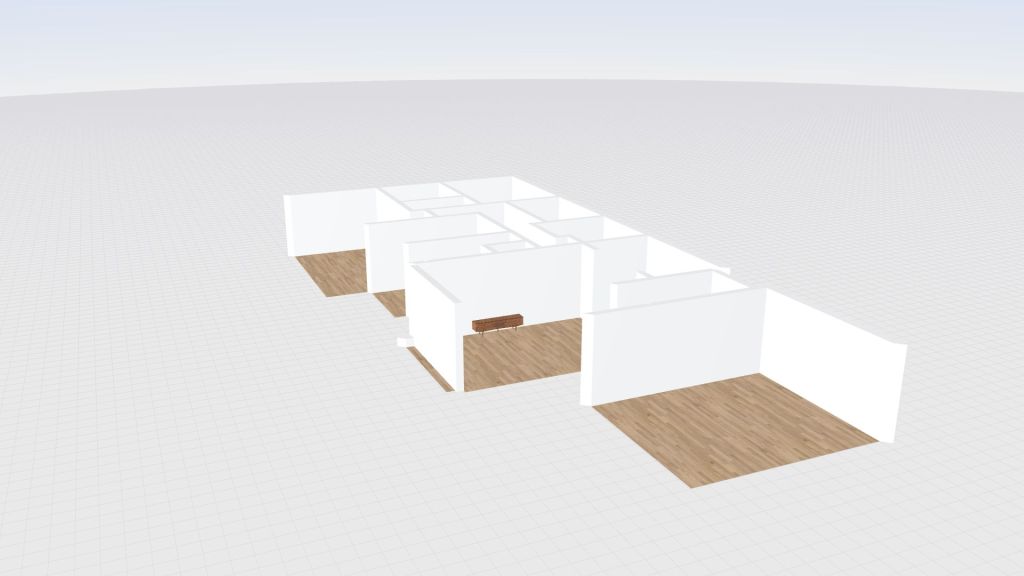 Retro home 3d design renderings