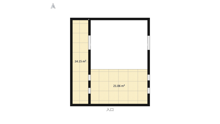 #VeryPeriContest- Villa con soppalco floor plan 2185.17