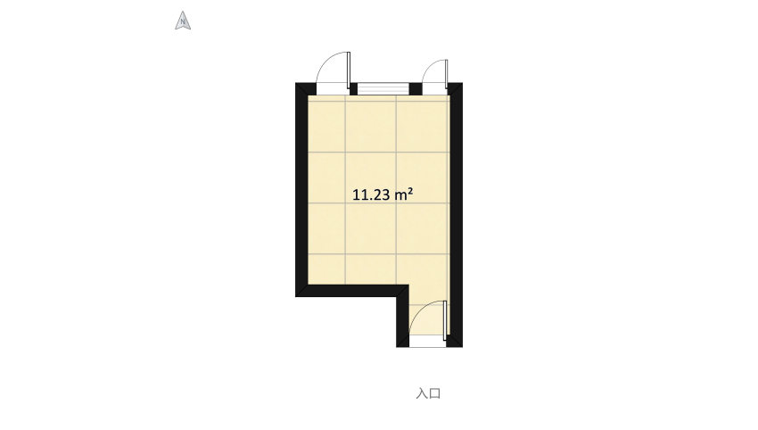 Copy of Chambre MaPat floor plan 52.37