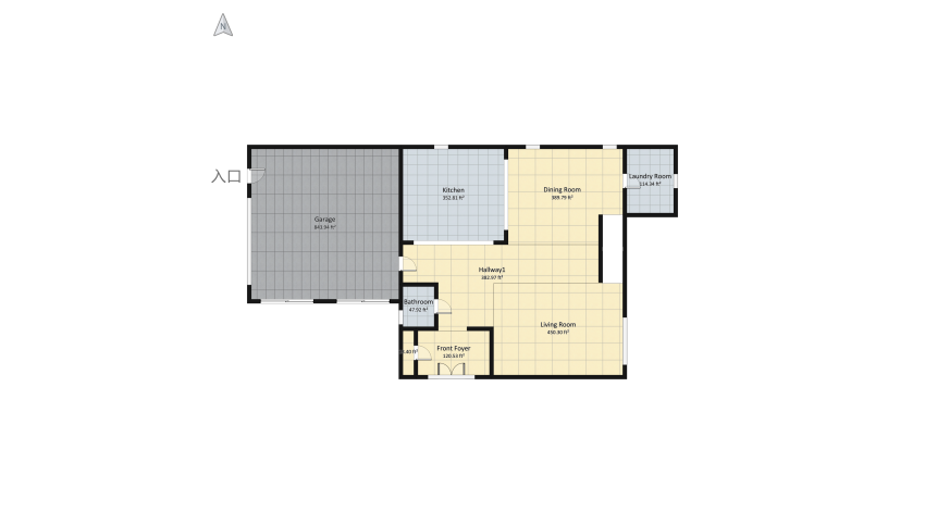 Andreo's Swaggy House floor plan 709.42