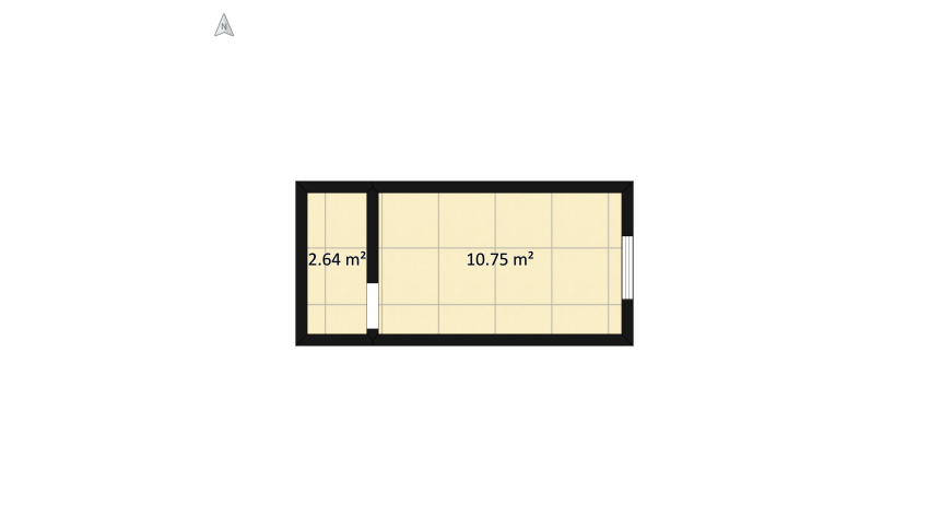 маленькая комната floor plan 15.55