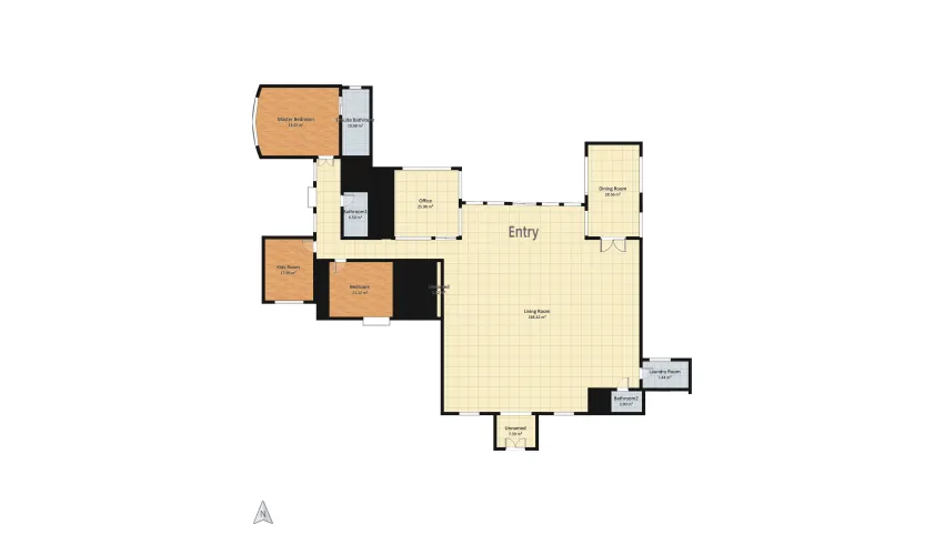 Luxury Bungalow floor plan 413.07