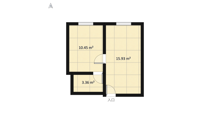 Meu novo apartamento floor plan 34.43