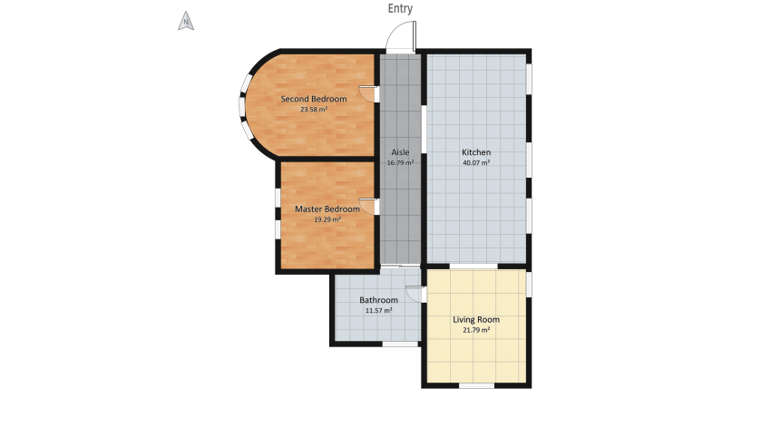 Simpel with a twist floor plan 142.02