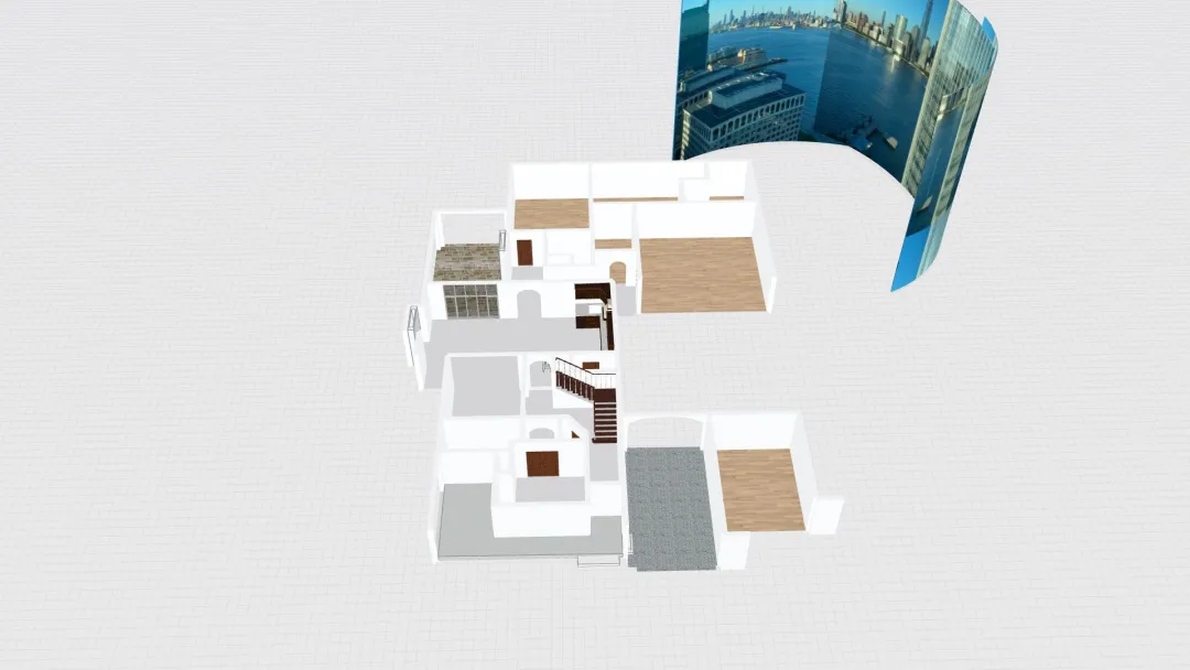 Portico 3d design renderings