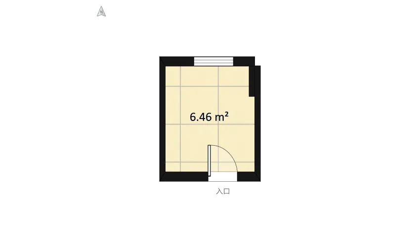 Kúpelňa s hnedým kútom bez hnedej za zrkadlom floor plan 7.63