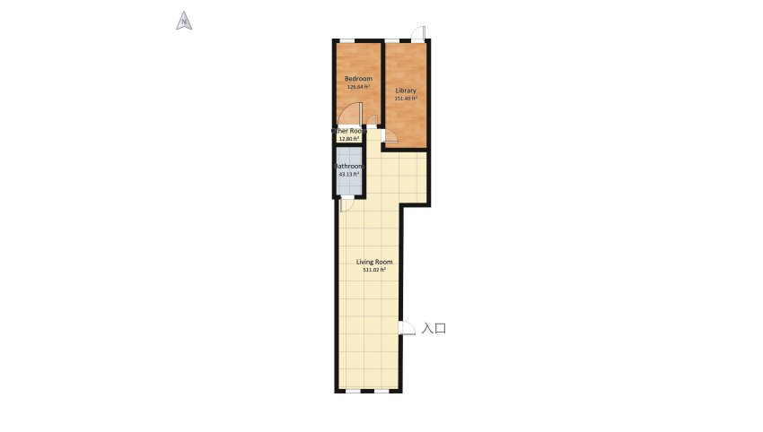 16th Street floor plan 266.44
