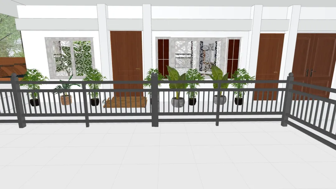 A1 HOUSE PLAN 3d design renderings