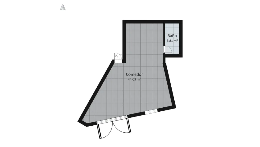 Copy of P.F. Cocina y Baño floor plan 53.41