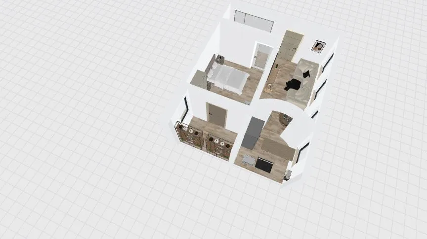 Condominium Floorplan #2_copy 3d design renderings