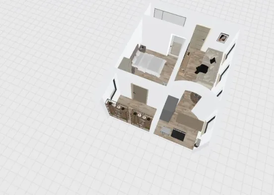 Condominium Floorplan #2_copy Design Rendering