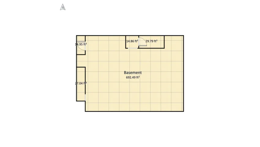 Price Basement floor plan 74.34