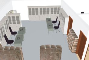Office Layout 2 Design Rendering