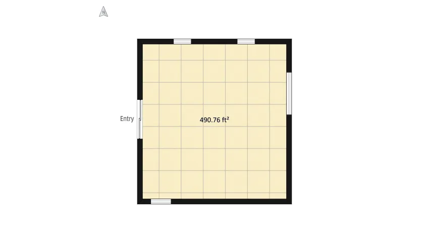 Japandi bedroom floor plan 48.9
