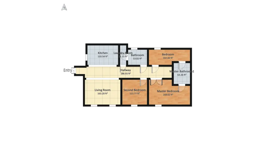 IbraDaGoat's Place Design  floor plan 107.36