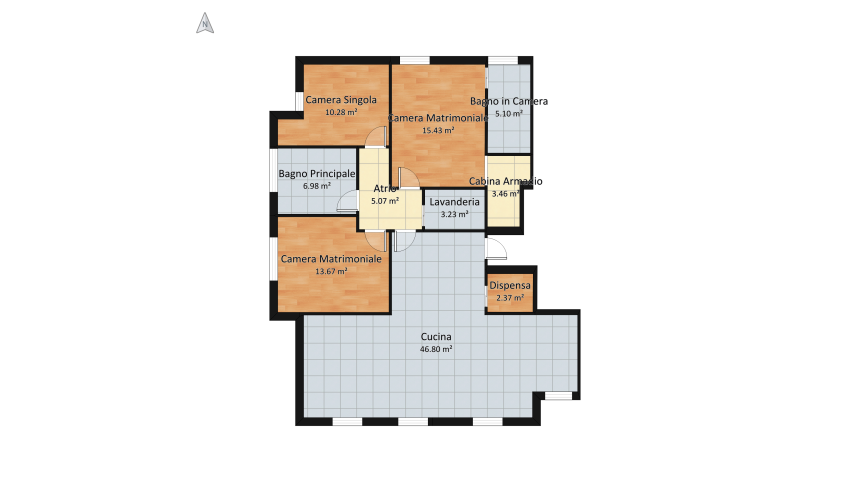 Progetto Casa Spinone v1.5 floor plan 123.05