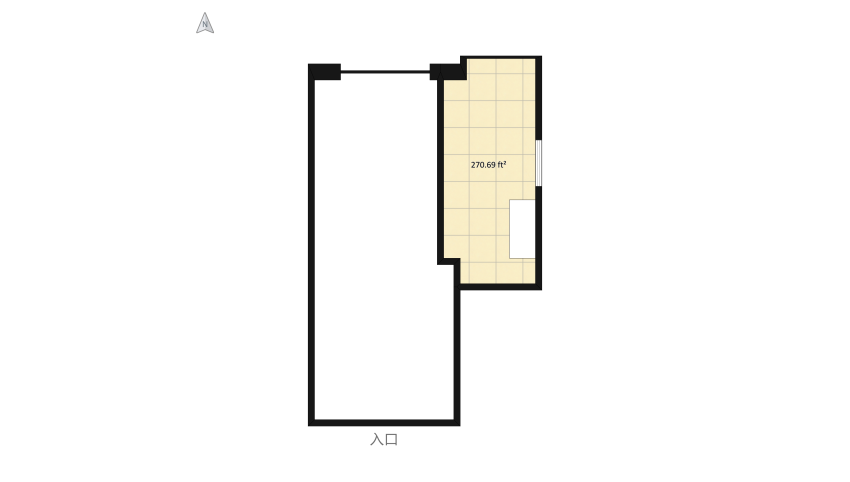 9 Tall Ceiling Living Space / 2 Floors floor plan 153.25