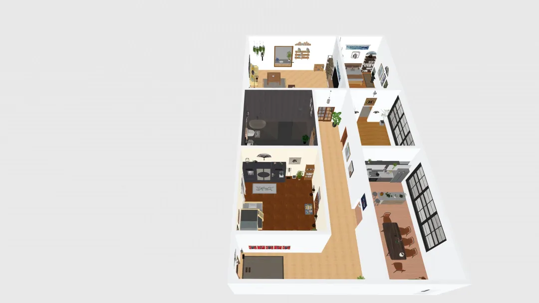 Tech House_copy 3d design renderings