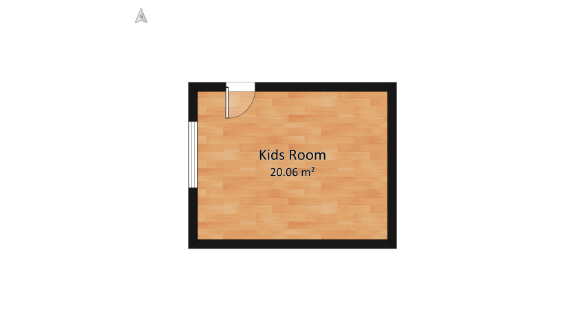 Kids room floor plan 22.29