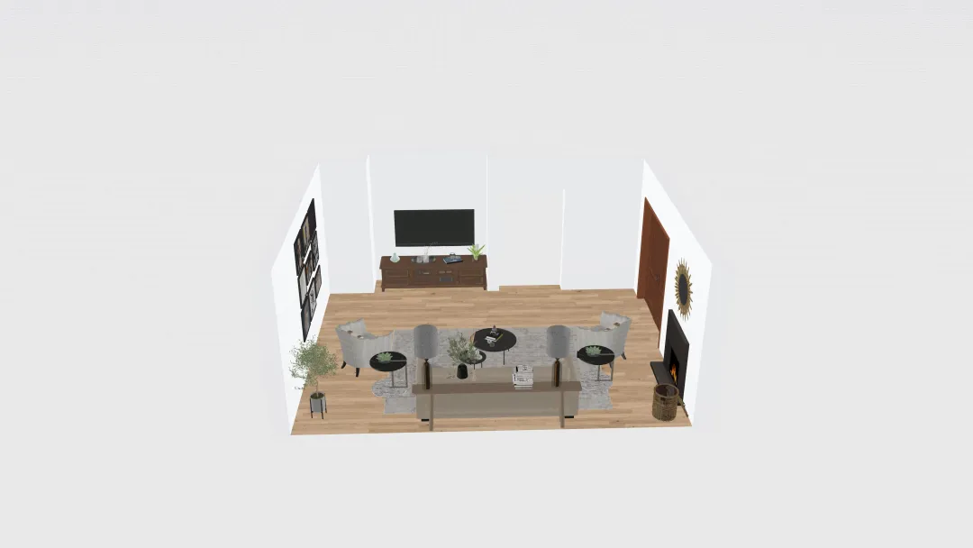 2Kathy Hunt Living 3d design renderings