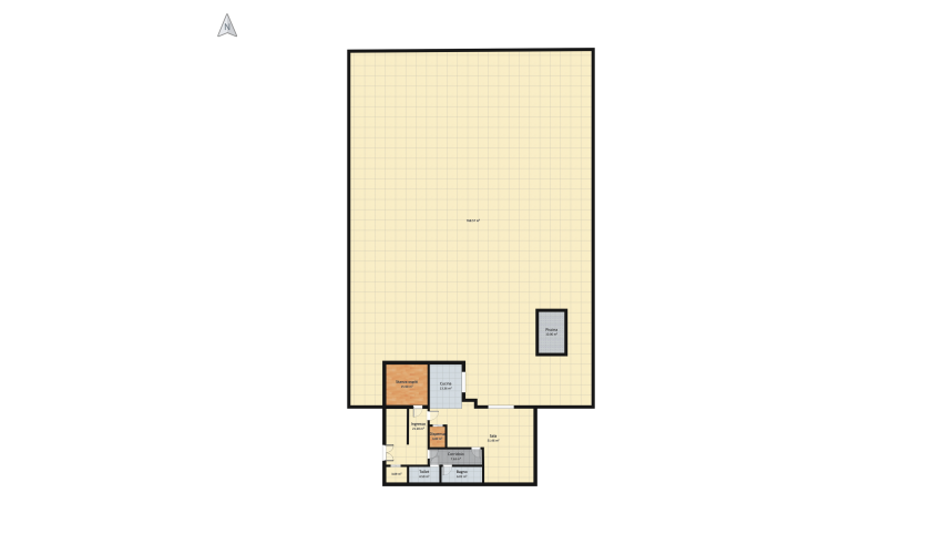 Cerionis - Piano terra versione piccola floor plan 1626.07