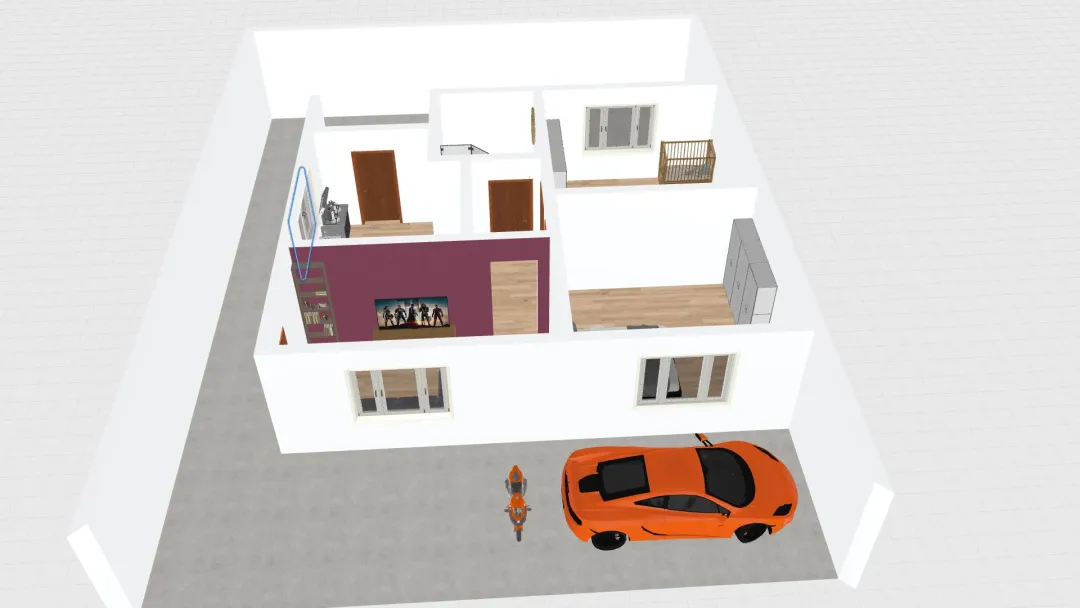 Casa Rafa 3d design renderings