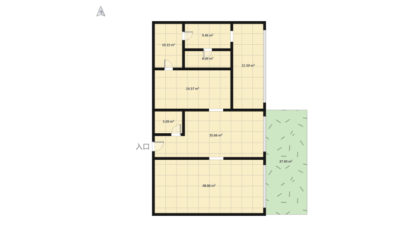 Cozy duplex floor plan 397.08