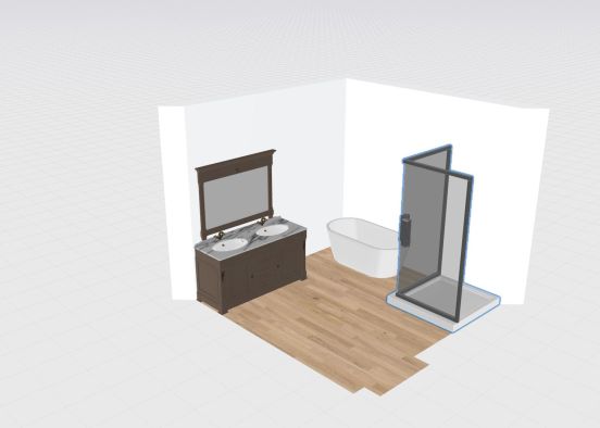 client bathroom Design Rendering