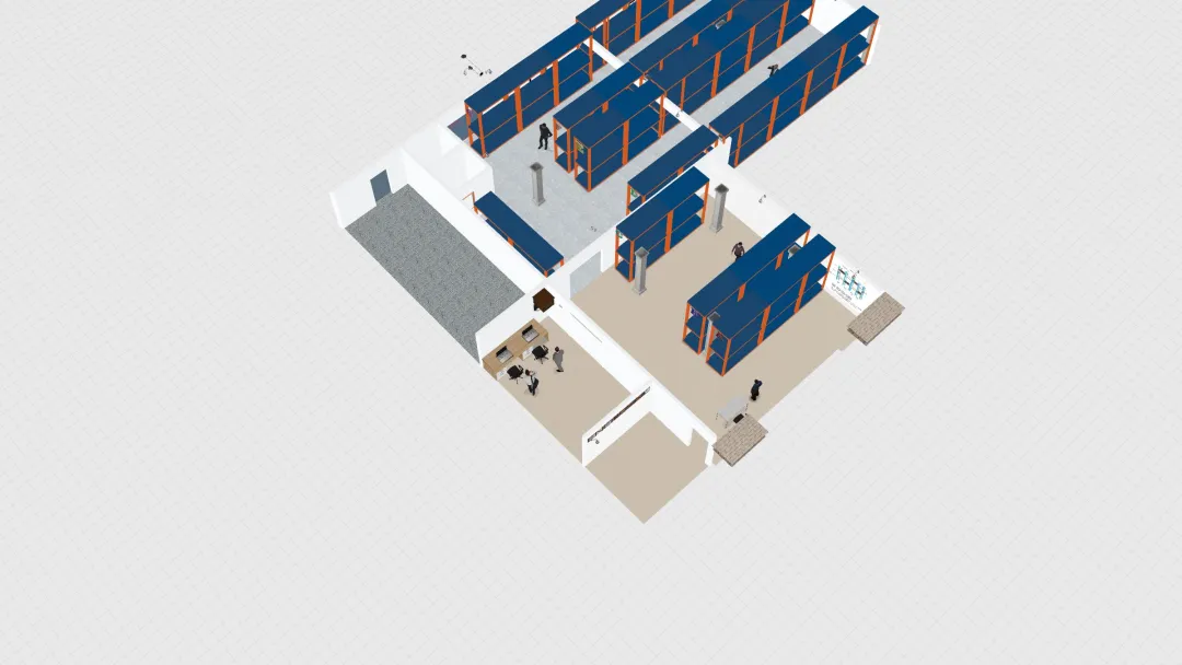Pune Warehouse- Version-2 3d design renderings