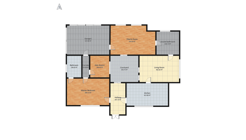 A Slice Of Suburban Life floor plan 366.74