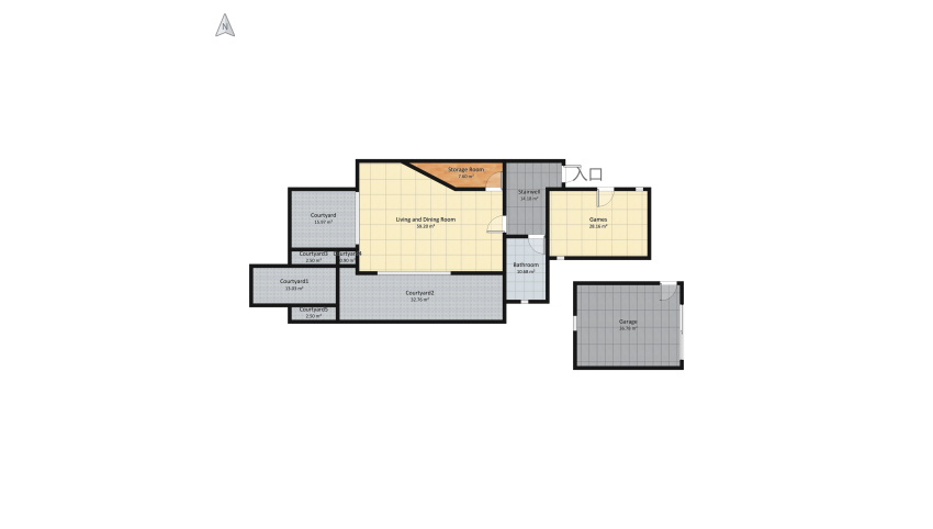 Ultimate dos casas floor plan 507.81
