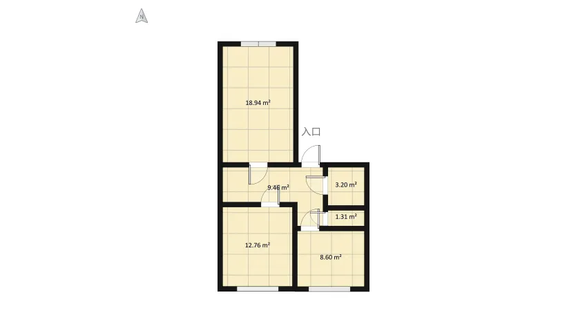 Дизайн 4 floor plan 63.21