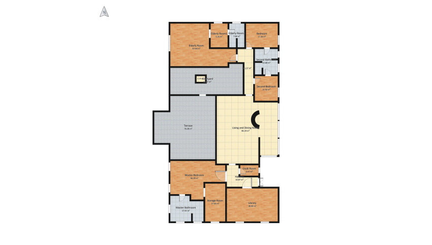 Play time in the suburbs floor plan 495.81