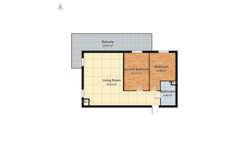 Modern Black and White Home floor plan 88.09