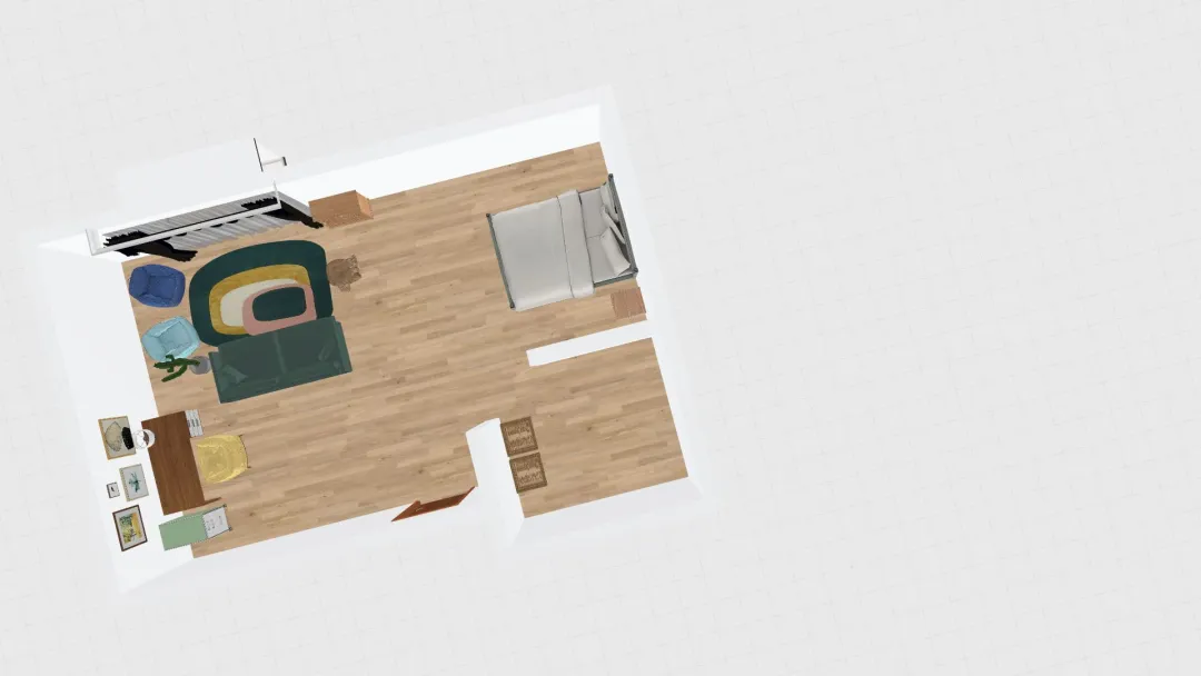 Ideal Bedroom Project 3d design renderings